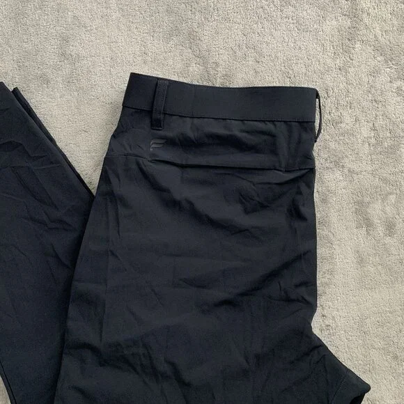 Fabletics The Only Pant Mens 34x27 Black Classic Performance Stretch Casual Golf - Picture 2 of 13